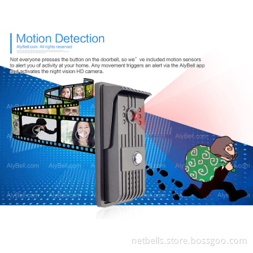 AlyBell WiFi wireless HD camera doorbell security systems for apartments